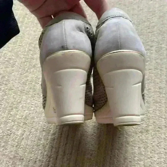 Platform Leather Sneaker Shoe high platform sneaker shoe size 38 EUR. - Picture 11 of 15